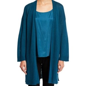 Eskandar cashmere and cotton open cardigan
